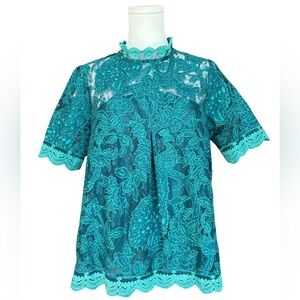 Anthropologie HD in Paris Lace Meadows Blouse